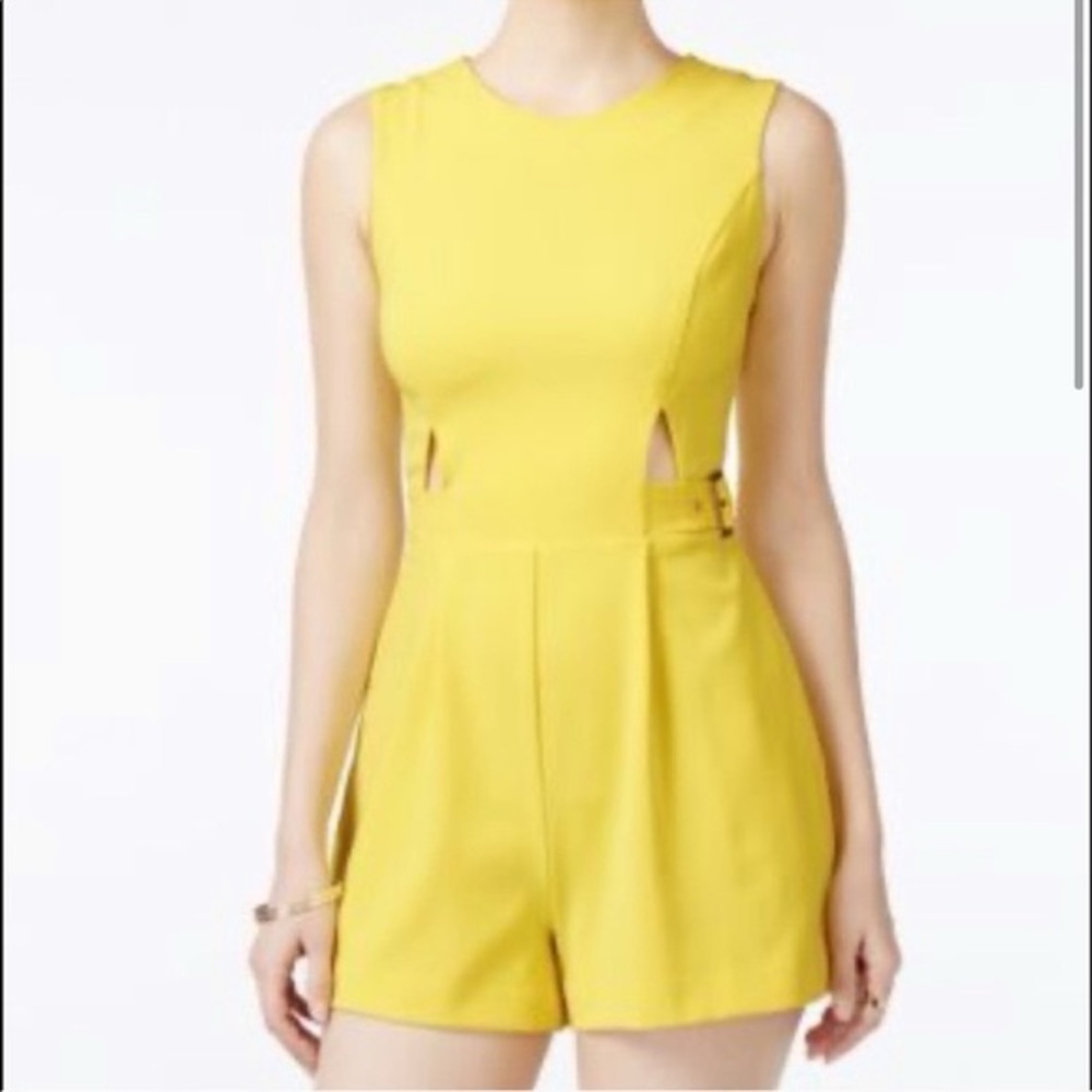 XOXO Cut Outs w/ belt and neon in th Cutout Jumpsuit